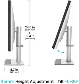 Фото: Монітор BenQ MA320UP Silver (9H.LP9LB.QBE) - 31.5" IPS / 3840×2160 / 60 Гц / Pivot / HAS № 9 | KTC