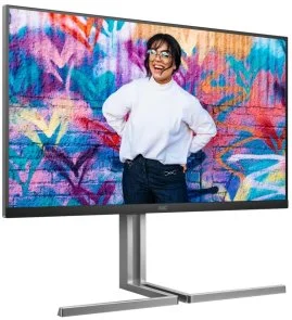 Фото: Монітор AOC U32U3CV Black/Silver - 31.5" IPS / 3840×2160 / 60 Гц / Adaptive Sync / Pivot / HAS № 2 | KTC