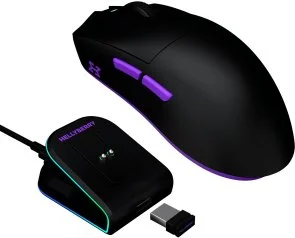 Фото: Миша Hator Hellyberry HM47 Wireless/BT Black-Violet (HM47_black_violet) № 8 | KTC