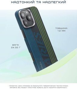 Чохол Pitaka for Apple iPhone 16 Pro Max - Tactile Woven Aries Credit Card (KI1601CRP)