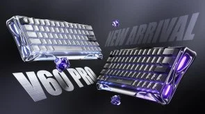 Фото: Клавіатура Gravastar Mercury V60 Pro 60key GravaStar UFO USB GunMetal (GSV60PRO_XTAL_BLK) № 10 | KTC