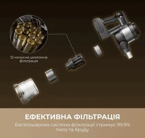 Фото: Ручний бездротовий пилосос Mova S7 Ultra (V2590E) № 9 | KTC