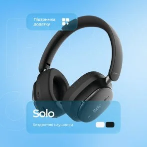 Фото: Навушники Proove Solo with ANC APP Black (HPSL0001AP01) № 6 | KTC
