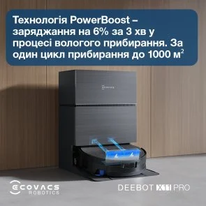 Фото: Робот-пилосос ECOVACS DEEBOT X11 PRO OMNI (DEX99-1 BLACK) № 11 | KTC