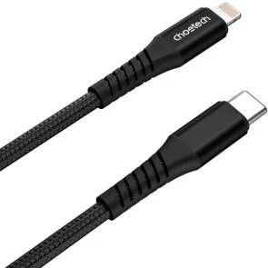 Фото: Кабель Choetech XCL-1030-BK PD 27W Type-C / Lightning 1m Black № 3 | KTC