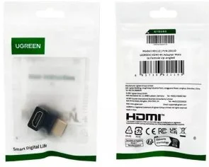 Фото: Перехідник UGREEN 4K Up-angled HDMI / HDMI Black (UGR-20110) № 3 | KTC