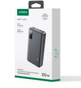  Батарея універсальна UGREEN PB312 20000mAh 22.5W Black (UGR-25683)