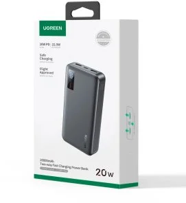 Фото: Батарея універсальна UGREEN PB312 20000mAh 22.5W Black (UGR-25683) № 5 | KTC