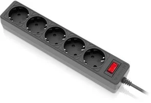 Фото: Мережевий фільтр Real-EL RS-Protect 505 5/1.8m Black (EL122300044) № 5 | KTC