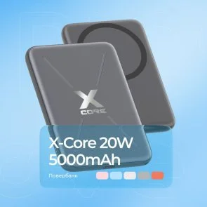 Фото: Батарея універсальна Proove X-Core 5000mAh 20W Qi 15W Purple (PNXC20010009) № 8 | KTC