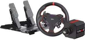 Кермо і педалі PXN VD4 Bundle for PC, 12кн., подв. педалі, кермо WAS 280мм