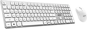 Клавіатура+миша, MSI Forge K210 Wireless Combo, White ( Gaming )
