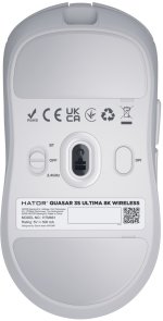 Миша Hator Quasar 3S ULTIMA 8K White (HTM661)