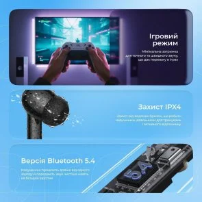 Фото: Навушники Proove Intro Pro ANC APP Black (TWYN54002201) № 8 | KTC