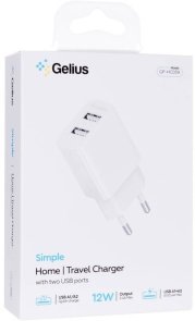 Зарядний пристрій Gelius Simple GP-HC059 2.4A White