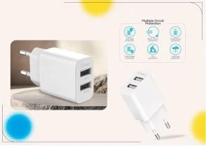 Фото: Зарядний пристрій Gelius Simple GP-HC059 2.4A White № 7 | KTC
