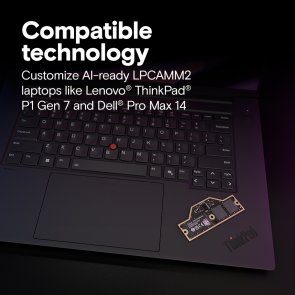 Оперативна пам’ять Crucial LPCAMM2 DDR5X 1x32GB (CT32G75C2LP5X)