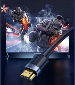 Фото: Кабель Baseus Cafule HDMI / HDMI 1m Black (CADKLF-E01) № 5 | KTC