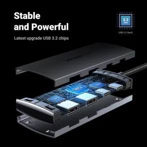 Фото: USB-хаб UGREEN CM480 4in1 Space Gray (30758) № 4 | KTC