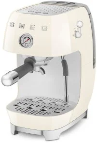 Фото: Ріжкова кавоварка Smeg Style Aesthetic Cream Glossy Finishing (ECF03CREU) № 2 | KTC