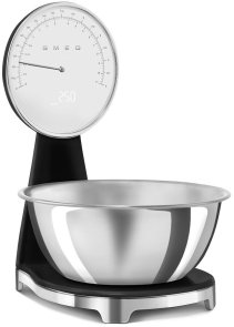 Ваги кухонні Smeg Style Aesthetic Glossy Black (KSF01BLWW)