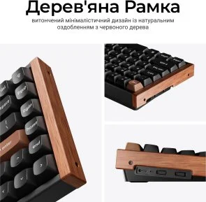 Фото: Клавіатура Keychron K2 HE Gateron Magnetic Switch RGB Black (K2H-F1-UA) № 13 | KTC
