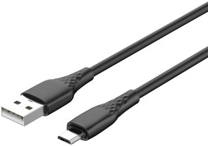 Кабель ColorWay CBUM094 3A AM / MicroUSB 1m Black (CW-CBUM094-BK)