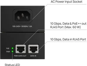 Фото: POE адаптер TP-Link POE370S № 3 | KTC
