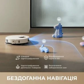 Фото: Робот-пилосос Dreame Bot D30 Ultra White (RTD31TE) № 9 | KTC