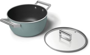 Каструля Smeg 50S Retro Style 5.4L Emerald Green Matte (CSF2412EGM)