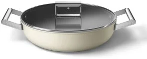 Фото: Сковорода Smeg 50S Retro Style 28cm Cream (DPF2812CRM) № 3 | KTC