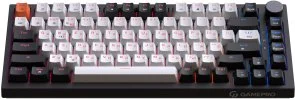 Фото: Клавіатура GamePro MK160 V2 Warden QLAB Sakura ENG/UKR USB Black (MK160-V2-B-QS) № 3 | KTC