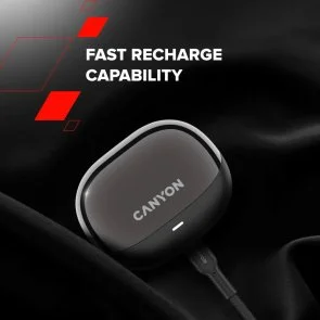 Фото: Навушники Canyon OnFlow 14 Black (CNS-TWS14B) № 6 | KTC