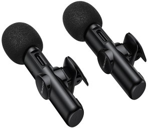 Радіосистема BOROFONE BFK16A Winner dual-mic Lightning Black (6941991126505)