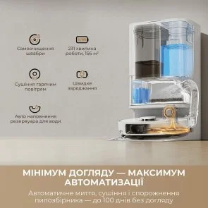Фото: Робот-пилосос Dreame Bot L10s Ultra Gen 3 Black (RLL53SE-bl) № 12 | KTC