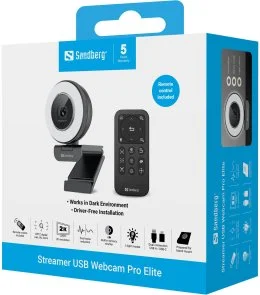 Фото: Web-камера Sandberg Streamer USB Webcam Pro Elite (134-39) № 11 | KTC
