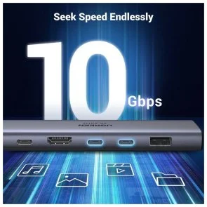 Фото: USB-хаб UGREEN CM511 7in1 Grey (45521) № 4 | KTC