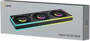 Кулер Ocypus Sigma F36 ARGB Black (SIGMA-F36-BK3AM00X-GL)