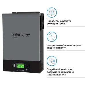 Фото: Інвертор Solarverse Flash 6000W 48V (SV6048FH) № 3 | KTC
