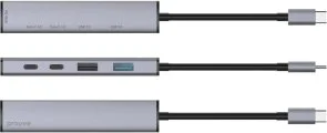 Фото: USB-хаб Proove Arc Link 5in1 Silver (HBAL00222024) № 5 | KTC