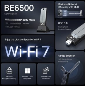Wi-Fi адаптер TP-Link Archer TBE400UH (ARCHER-TBE400UH)