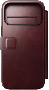 Чохол Nomad for Apple iPhone 17 Pro - Modern Leather Folio Horween Burgundy (NM011833858)