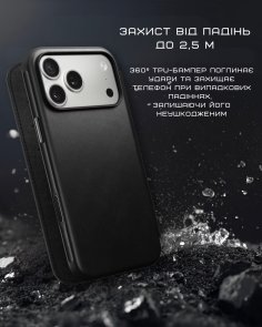 Чохол Nomad for Apple iPhone 17 Pro - Modern Leather Folio Black (NM014193858)