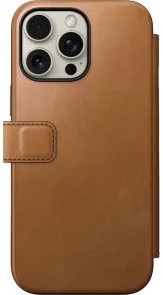 Фото: Чохол Nomad for Apple iPhone 16 Pro - Modern Leather Folio English Tan (NM01678885) № 3 | KTC