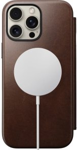 Чохол Nomad for Apple iPhone 16 Pro - Modern Leather Folio Horween Rustic Brown (NM01676485)