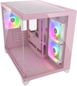 Корпус Cougar FV150 Mini Pink with window (FV150 MINI Pink)