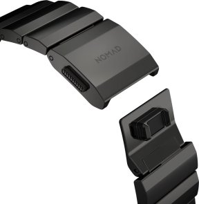 Ремінець Nomad for Apple Watch 46/49mm - Steel Graphite Hardware Graphite (NM1A41BXS0)