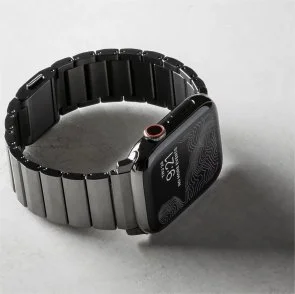 Фото: Ремінець Nomad for Apple Watch 46/49mm - Steel Graphite Hardware Graphite (NM1A41BXS0) № 11 | KTC