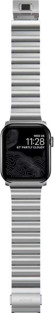 Ремінець Nomad for Apple Watch 46/49mm - Steel Silver Hardware Silver (NM1A4HSXS0)
