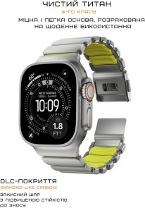 Ремінець Nomad for Apple Watch 46/49mm - Stratos Natural Hardware Volt (NM011147858)